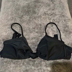 Cute black bikini top